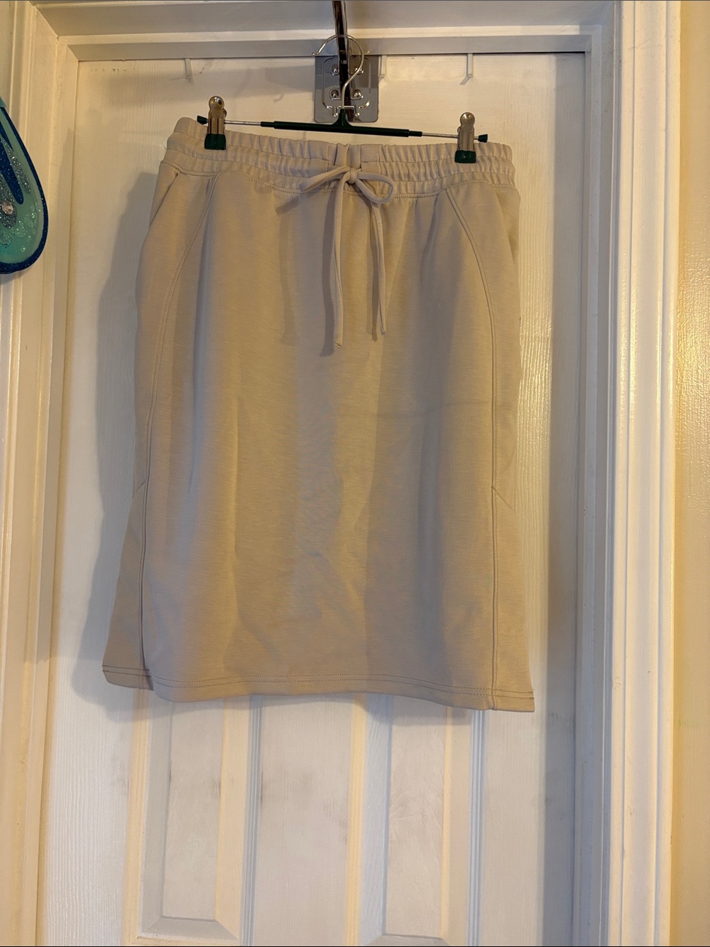 FLX Solace sand midi skirt women’s size medium.